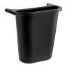 Rubbermaid Commercial, 5 qt, Recycling Side Bin for Wastebaskets, Black
