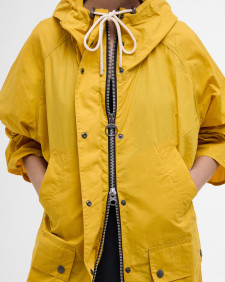Barbour The Edit by Alexa Pattie Showerproof Parka Yellow/Blackwatch