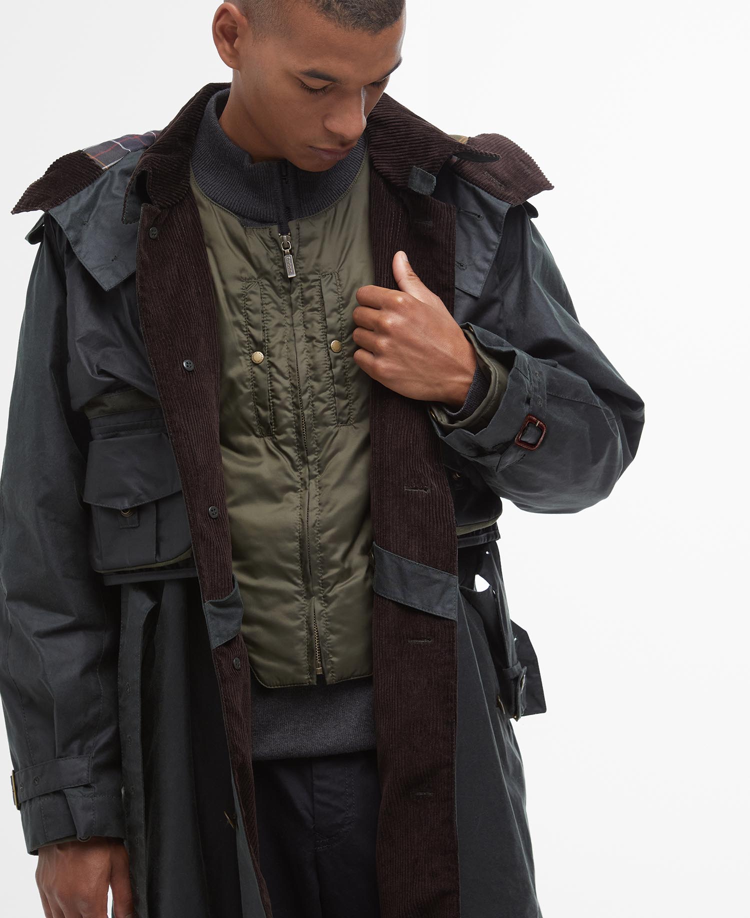 Barbour x TO KI TO Gewachster Reitmantel image number 9