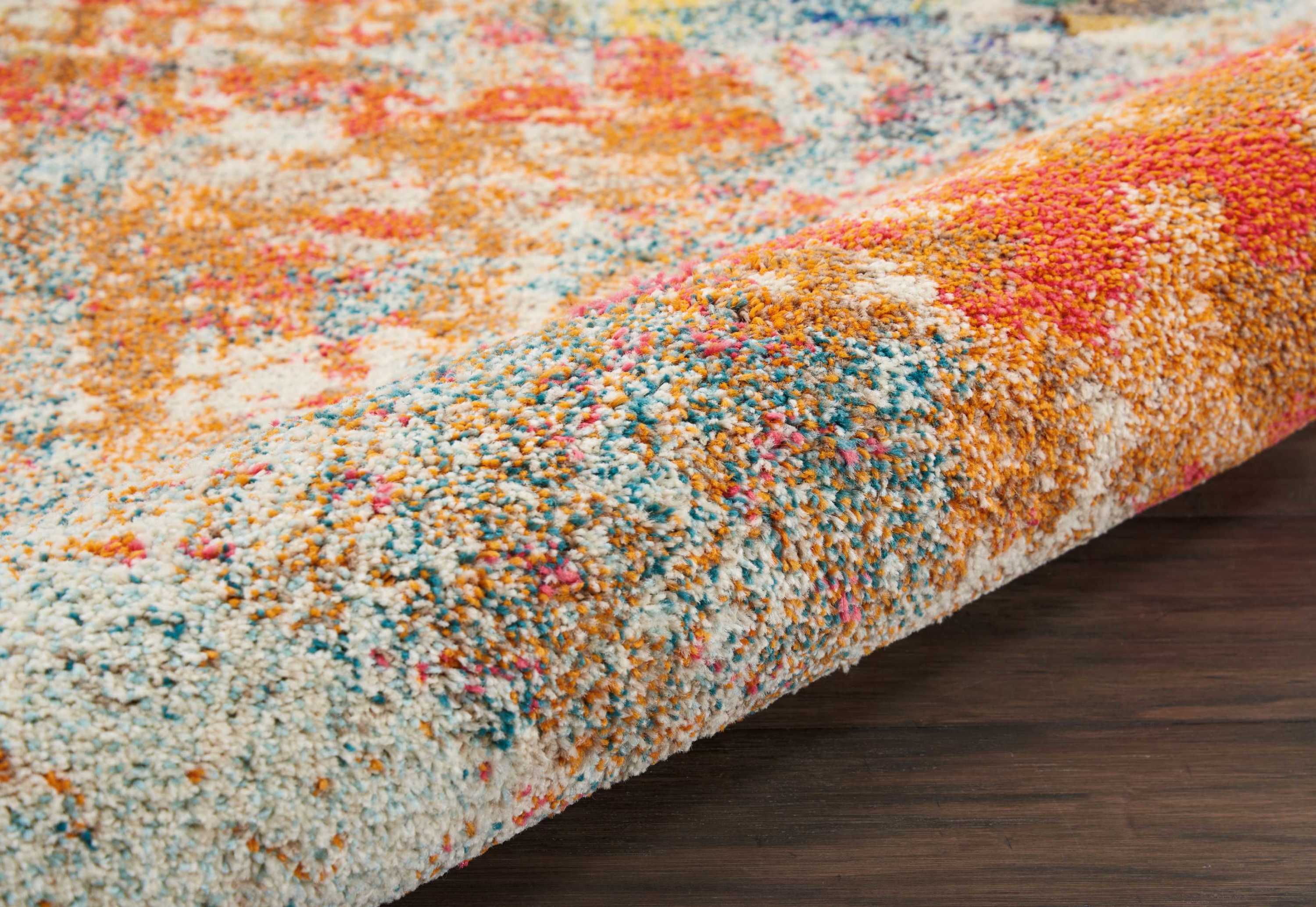 Nourison Celestial 7'10" x 10'6" Pink Multicolor Modern Indoor Rug