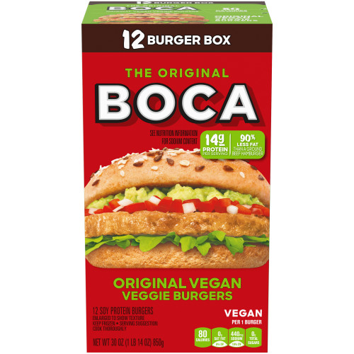 BOCA Original Vegan Veggie Burgers