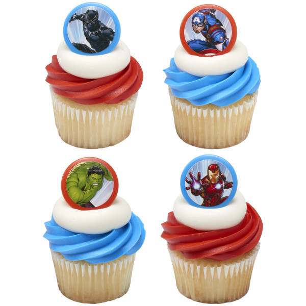 MARVEL Avengers Built for Battle Cupcake Rings