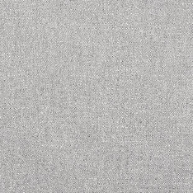 Gray woven fabric panel occupying the frame, showing subtle crosshatch texture; lying flat and evenly lit as a neutral backdrop with no other visible elements.