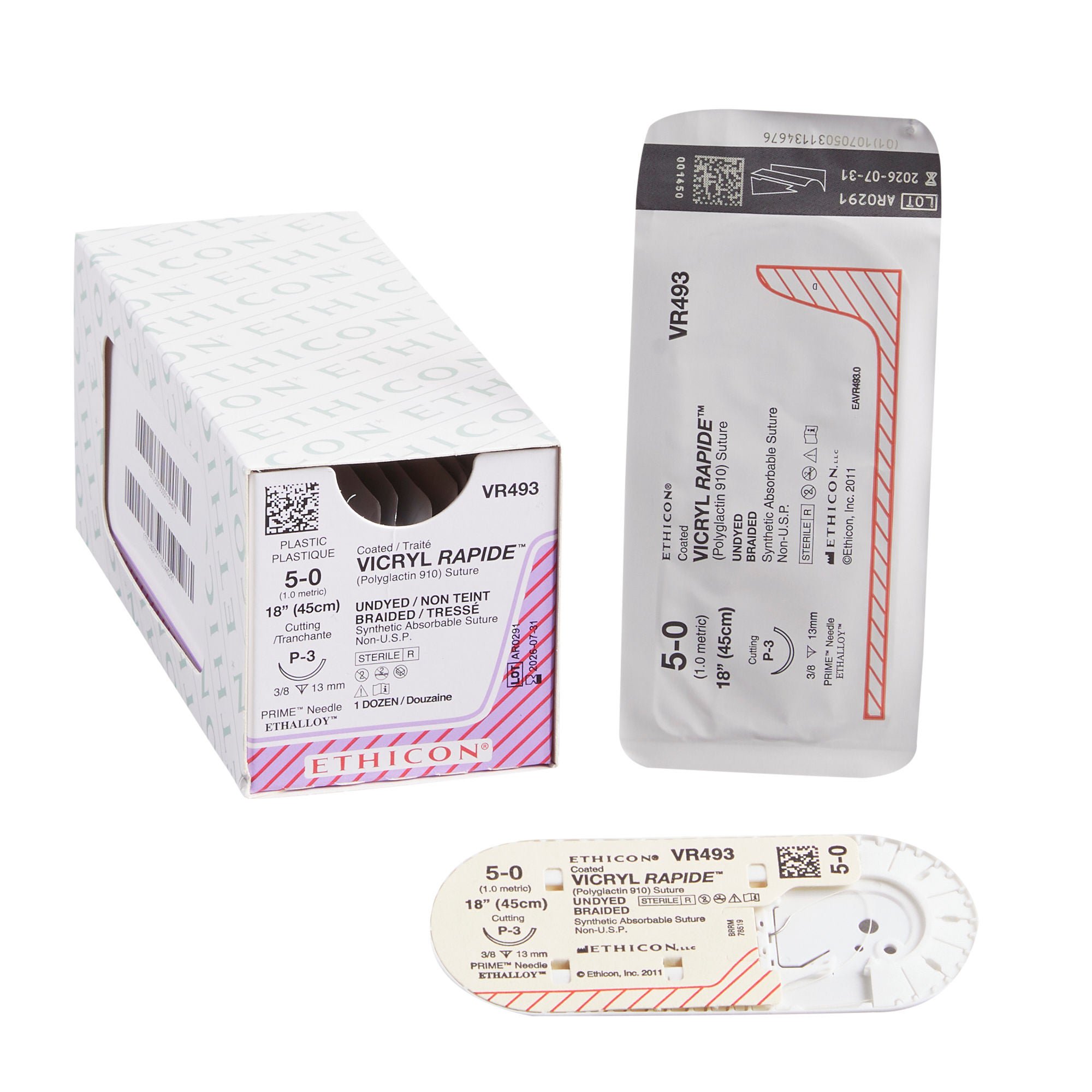 Coated Vicryl™ Rapide Suture with Needle