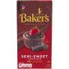Baker's Semi-Sweet Chocolate Premium Baking Bar 56% Cacao, 4 oz Box