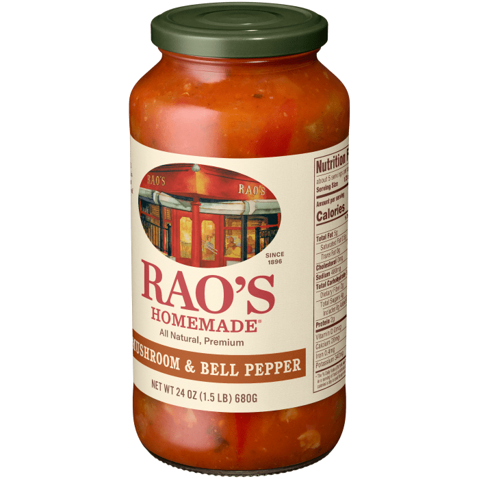 Mushroom & Bell Pepper Sauce, 24 oz - Right angle Image