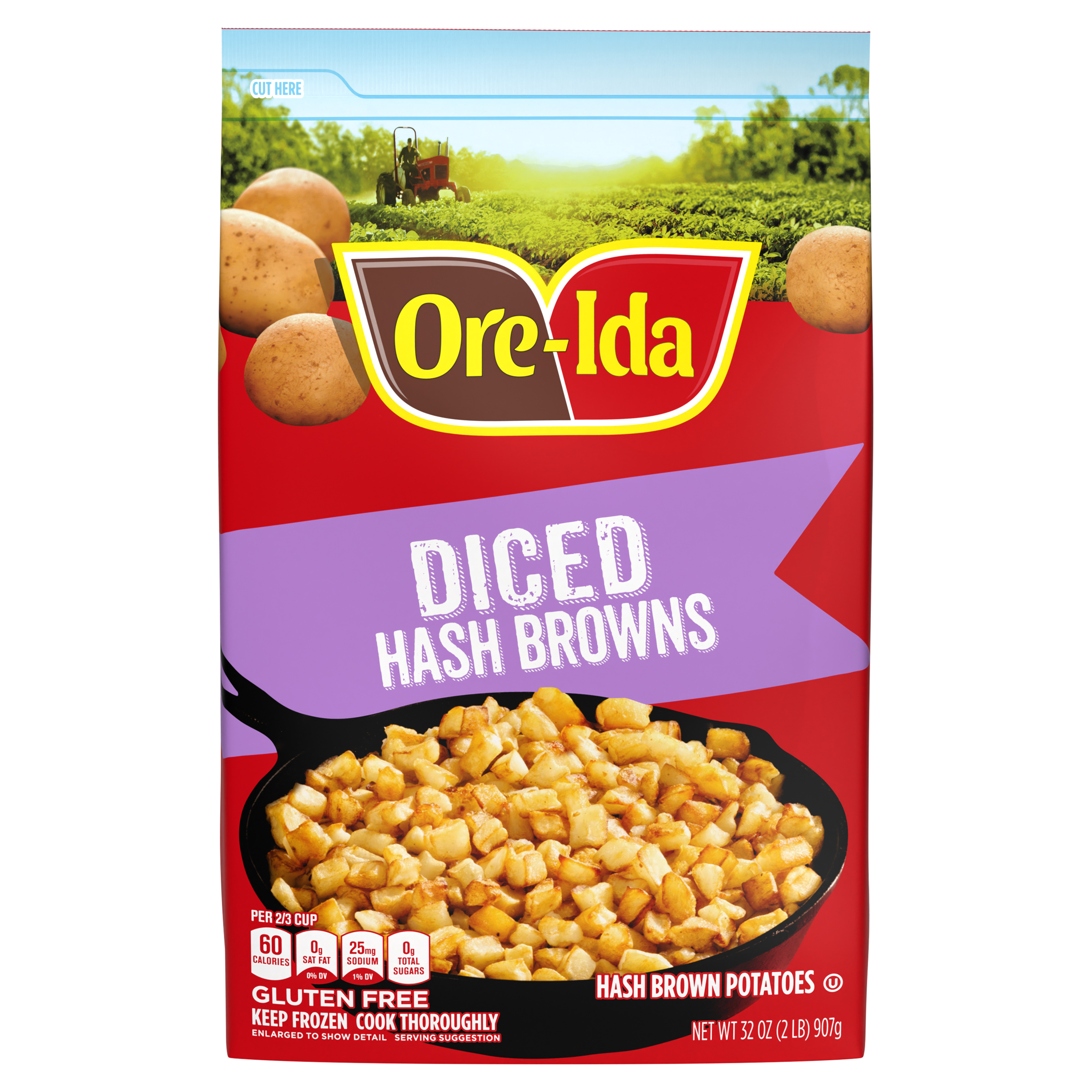 Diced Hash Brown Frozen Potatoes