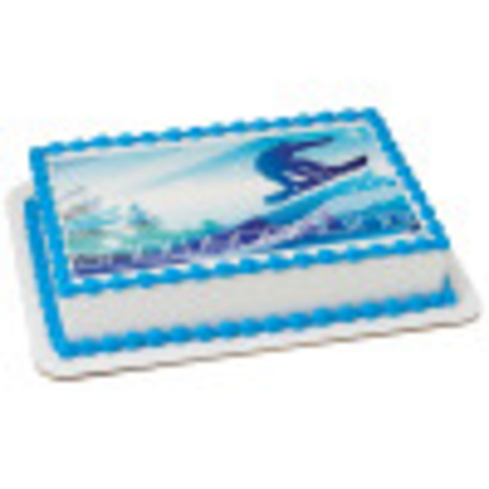 Image Cake Snowboarding