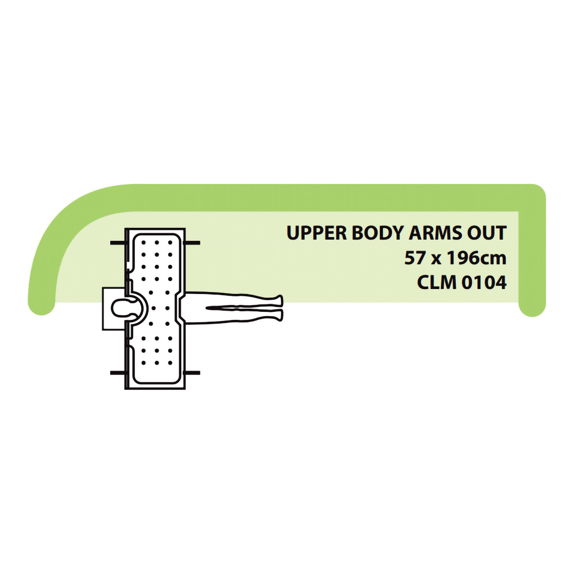 Medical Solutions Inc BLANKET, WARMING UPPER BODY ARMS OUT 57"X196CM (30/CS)