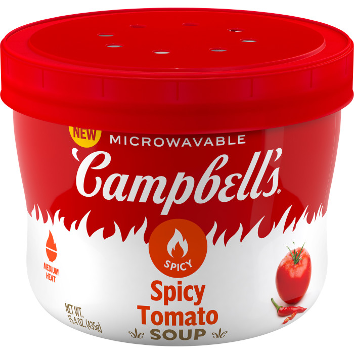 Spicy Tomato Soup Microwavable Bowl