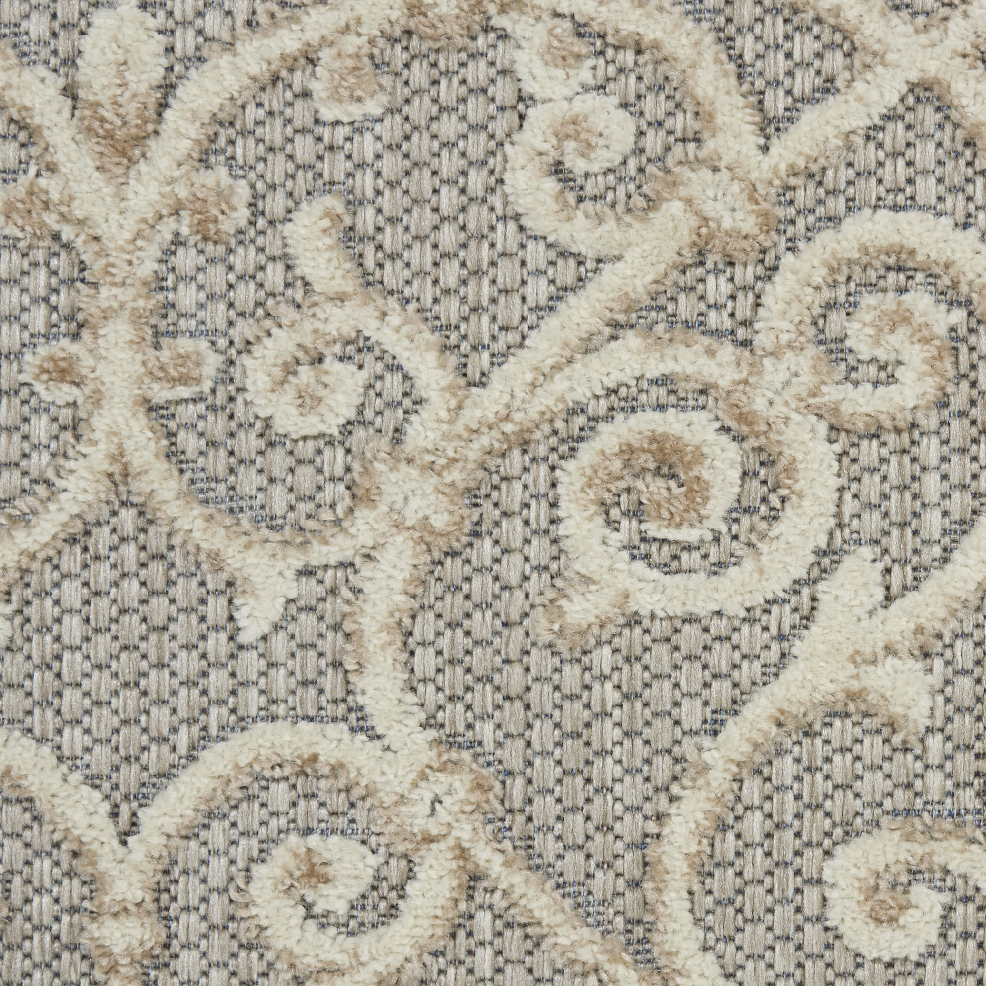 Nourison Aloha 2'3" x 8' Natural Contemporary Rug