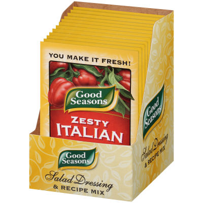Good Seasons Zesty Italian Dressing & Recipe Mix, 0.6 oz Packet