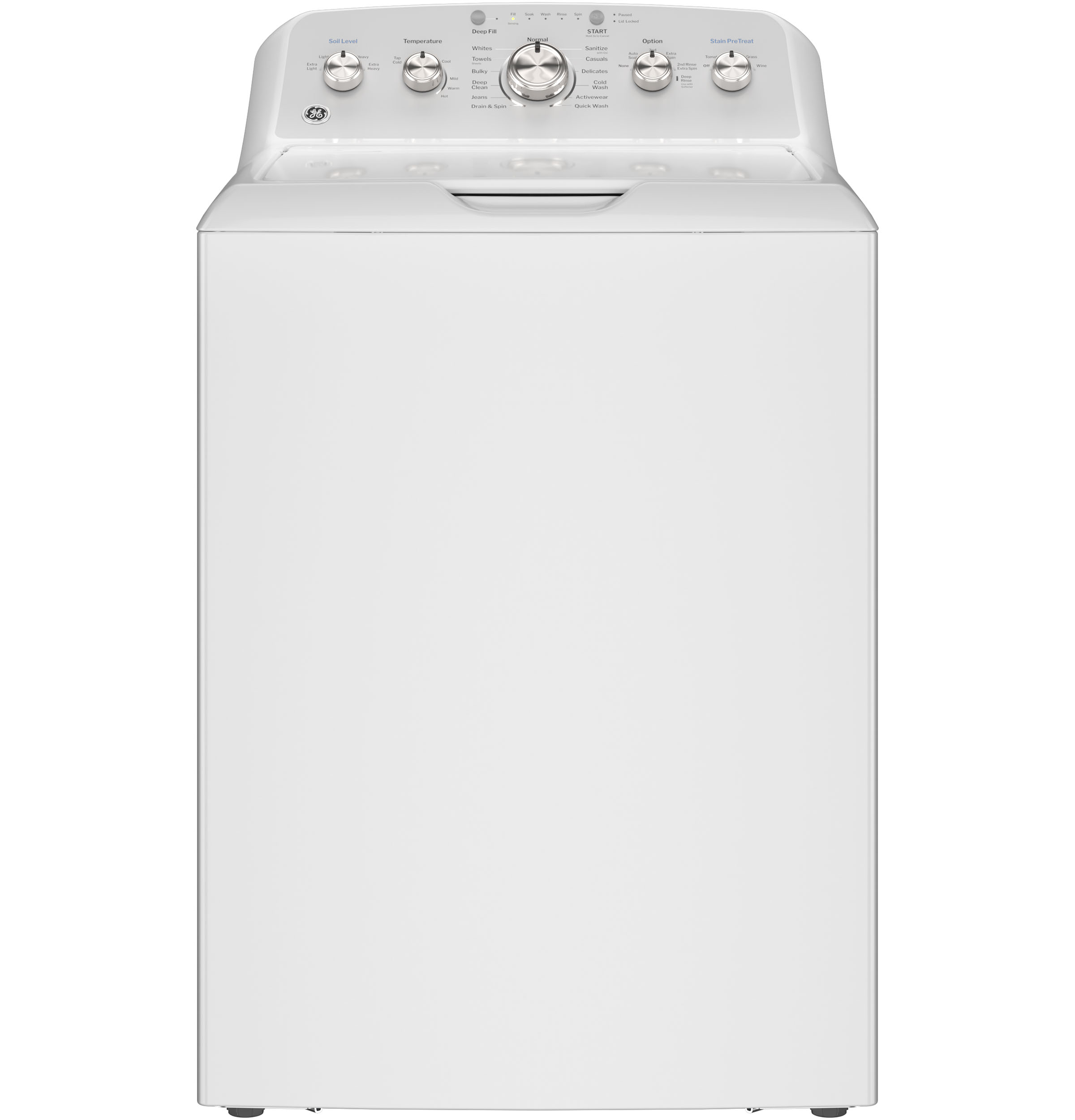 GE® ENERGY STAR® 4.6 cu. ft. Capacity Washer with Stainless Steel Basket and Stain PreTreat​