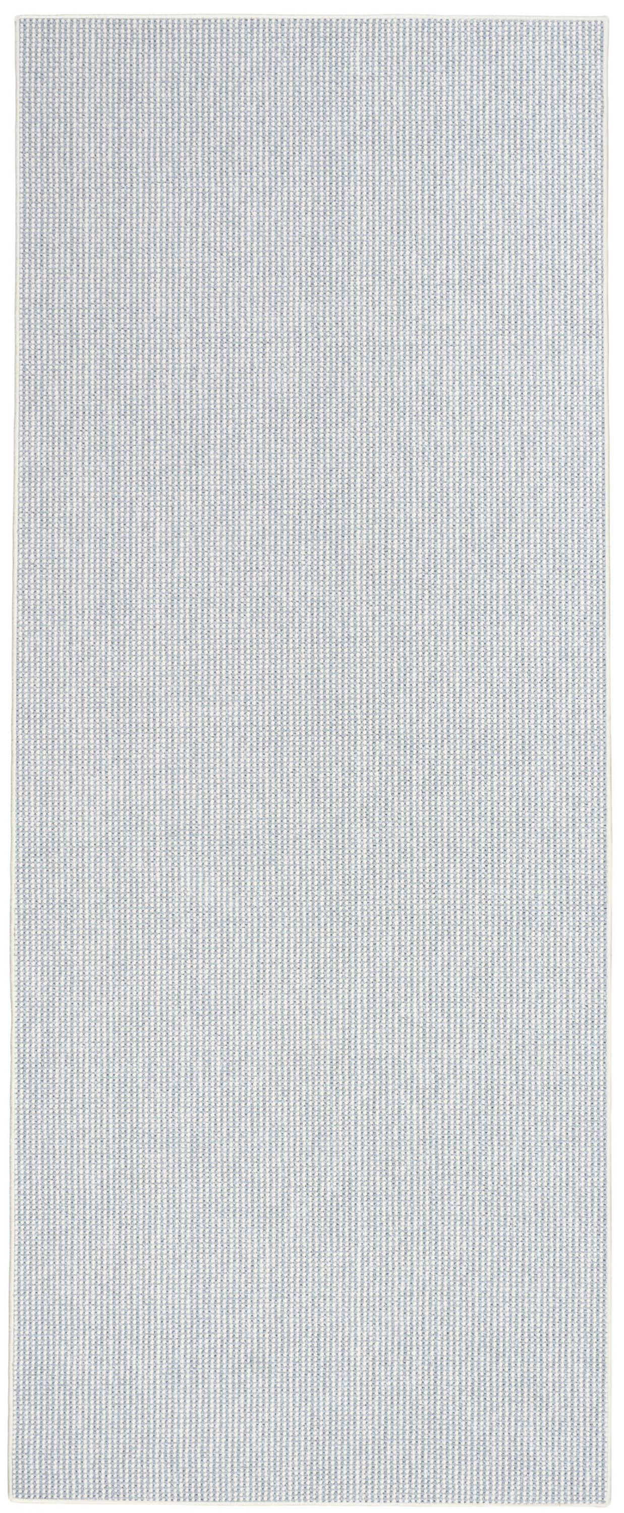 Nourison Natural Texture 2'3" x 7'6" Ivory Blue Farmhouse Indoor Rug