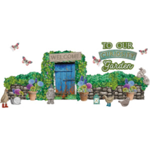 Curiosity Garden Welcome Bulletin Board Set