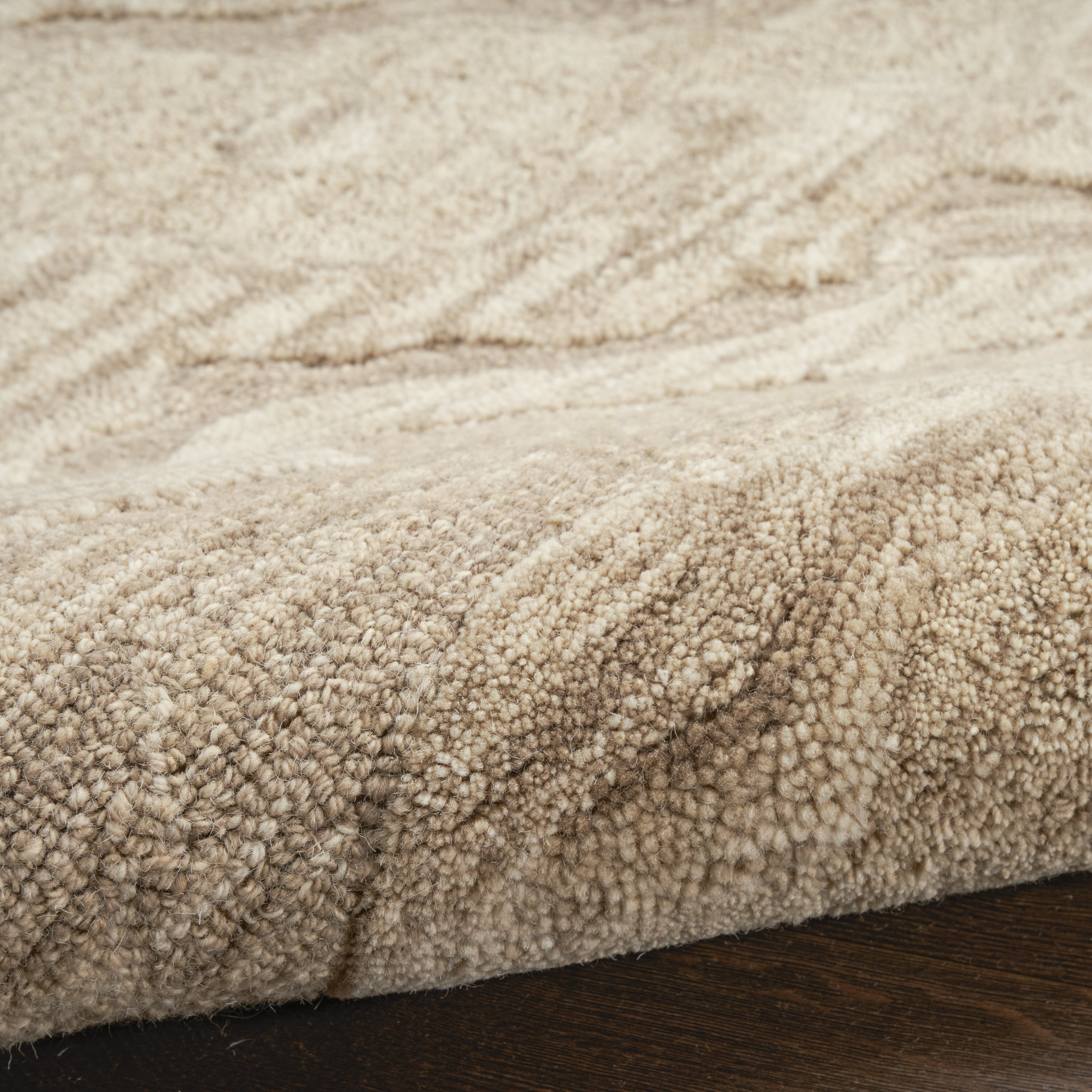 Nourison Graceful 2'3" x 7'6" Taupe Modern Indoor Rug