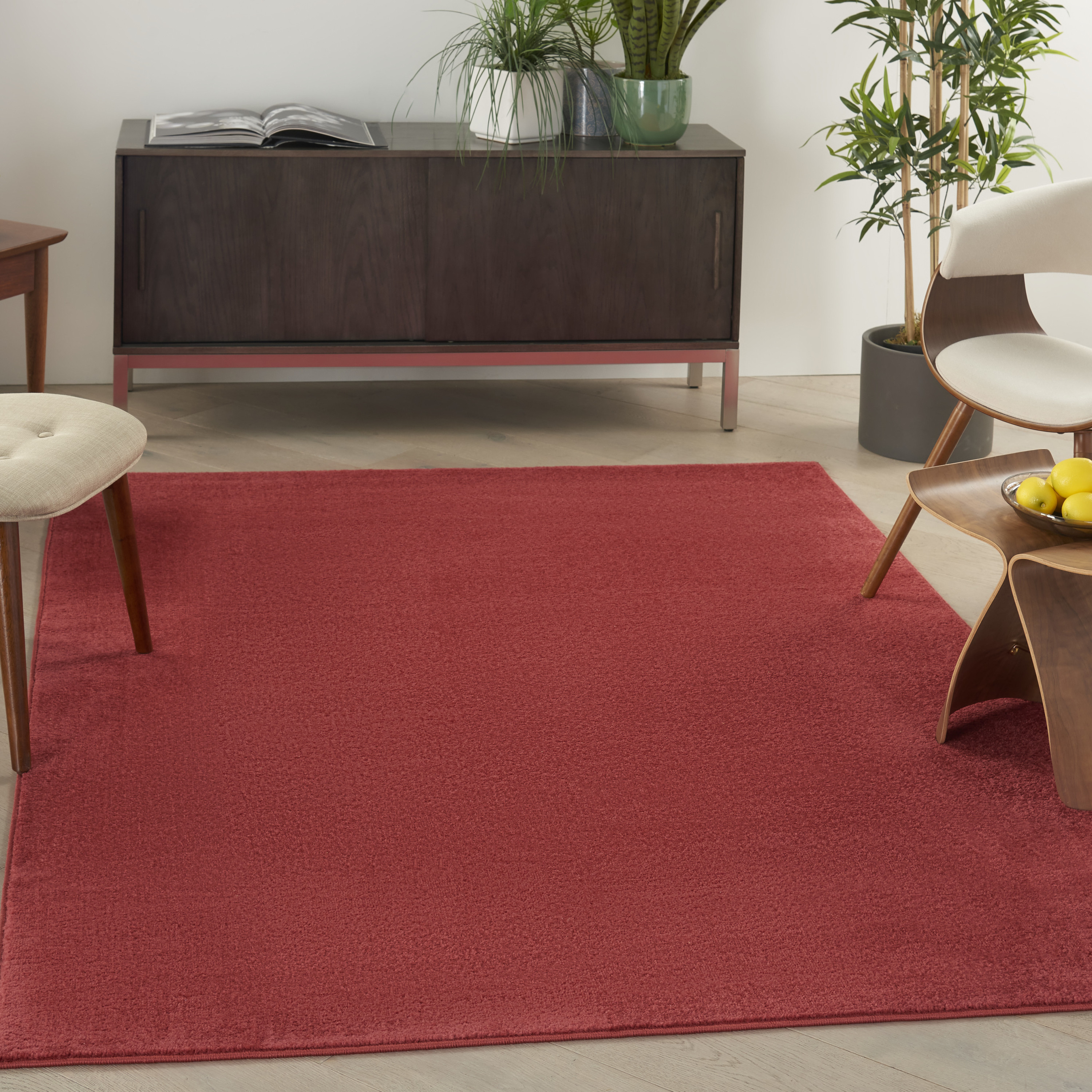 Nourison Nourison Essentials 6' x 9' Brick Red Outdoor Rug