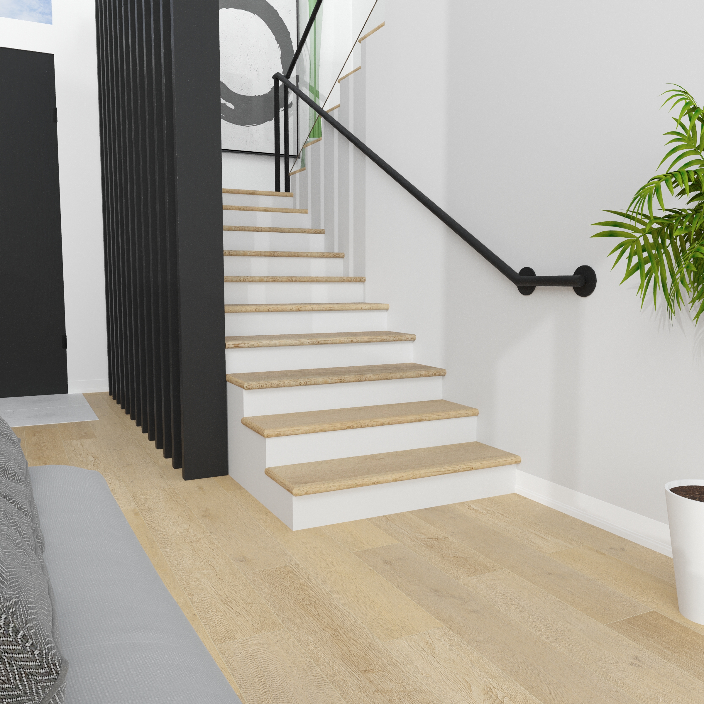 Laguna Sand Cali Vinyl Stair Tread view 2