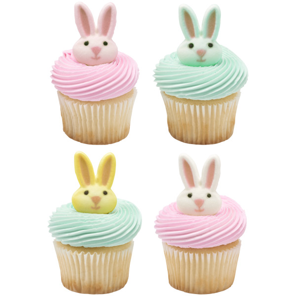 Bunny Head Assortment - Red 3 Free Dec-Ons® Decorations