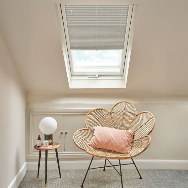 Blocks Griege Pleated blind
