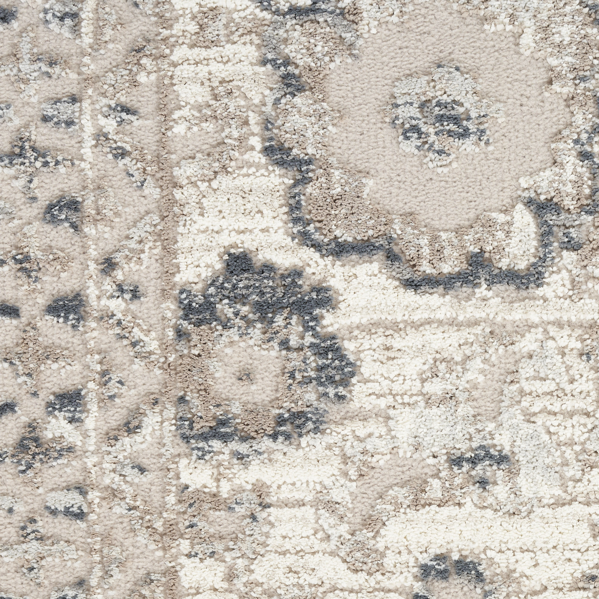 Nourison Eco Cycle 7'10" x 9'10" Ivory Multicolor Vintage Indoor Rug