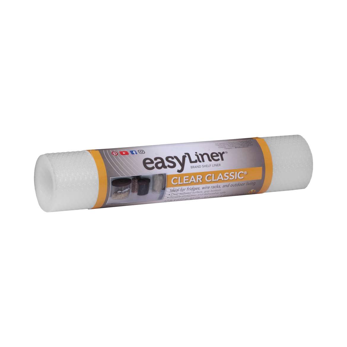 Clear Classic® EasyLiner® Brand Shelf Liner - Clear, 12 in. x 6 ft.