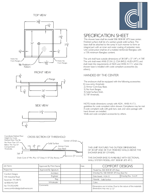Spec Sheet