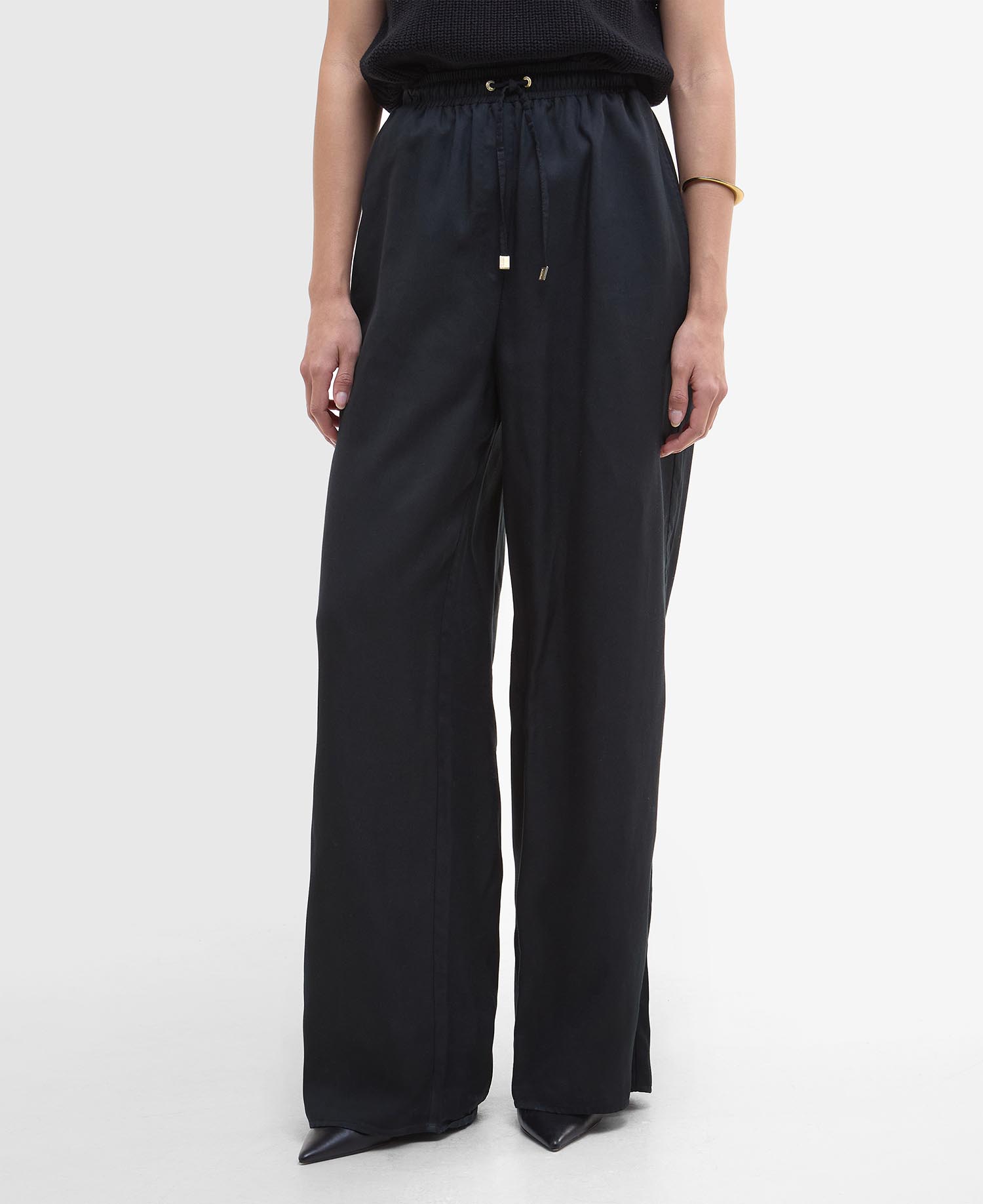 Clara Relaxed Wide-Leg Trousers image number 1