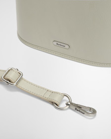 Laire Leather Bucket Bag Light Sand