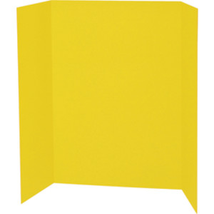Presentation Board, Yellow, Single Wall, 48" x 36", 1 Board