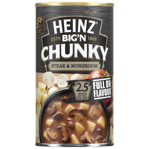  Heinz® Big'N Chunky Steak & Mushroom Soup 535g 