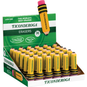 Pencil Shaped Erasers, Pack of 36