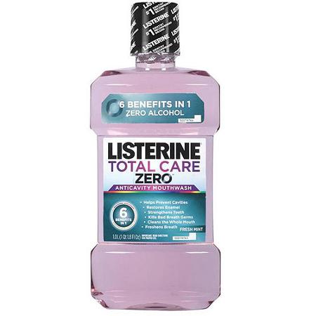 Kenvue Brands LLC LISTERINE, MOUTH WASH TOTAL CARE ZERO 1L (6/CS)