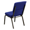 HERCULES Series 18.5''W Stacking Church Chair in Purple Fabric - Gold Vein Frame - Picture 111 of 140