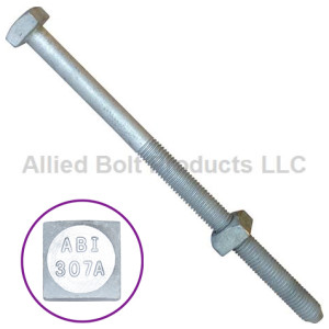 3/4" X 20" SQUARE HEAD MACHINE BOLT WITH NUT