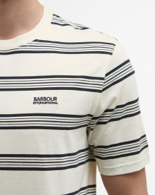 Upham Striped T-Shirt Whisper White