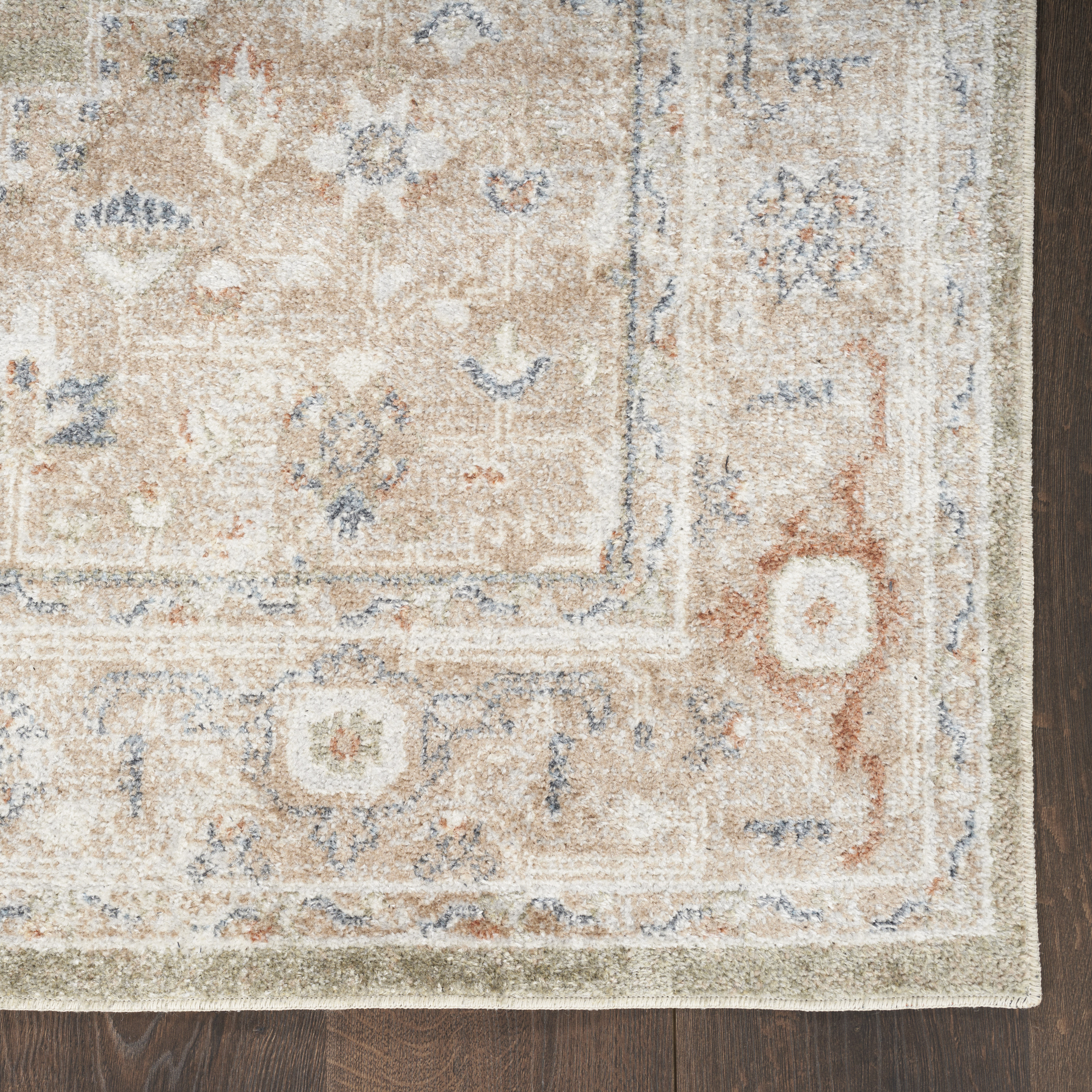 79.00" x 108.00" x .25" Astra Machine Washable Turkey N1735