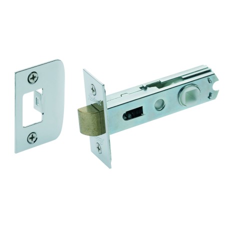 D Strike Rectangular Face Tubular Latch with 60mm Backset