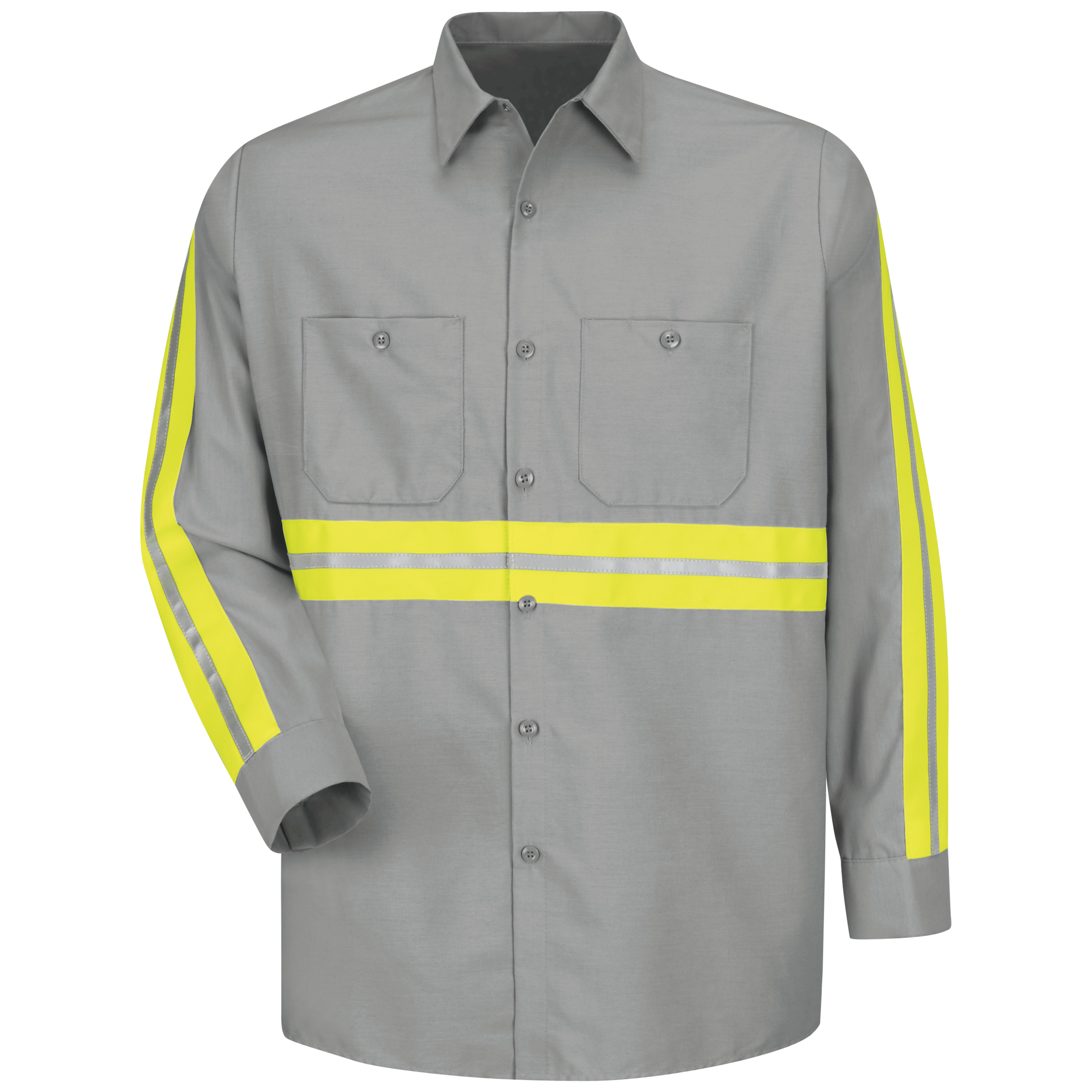Camisa de trabajo industrial Red Kap manga larga visibilidad mejorada - Imagen 5 de 7
