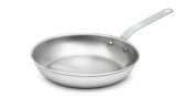 10-inch Wear-Ever® aluminum fry pan with natural finish and plated handle