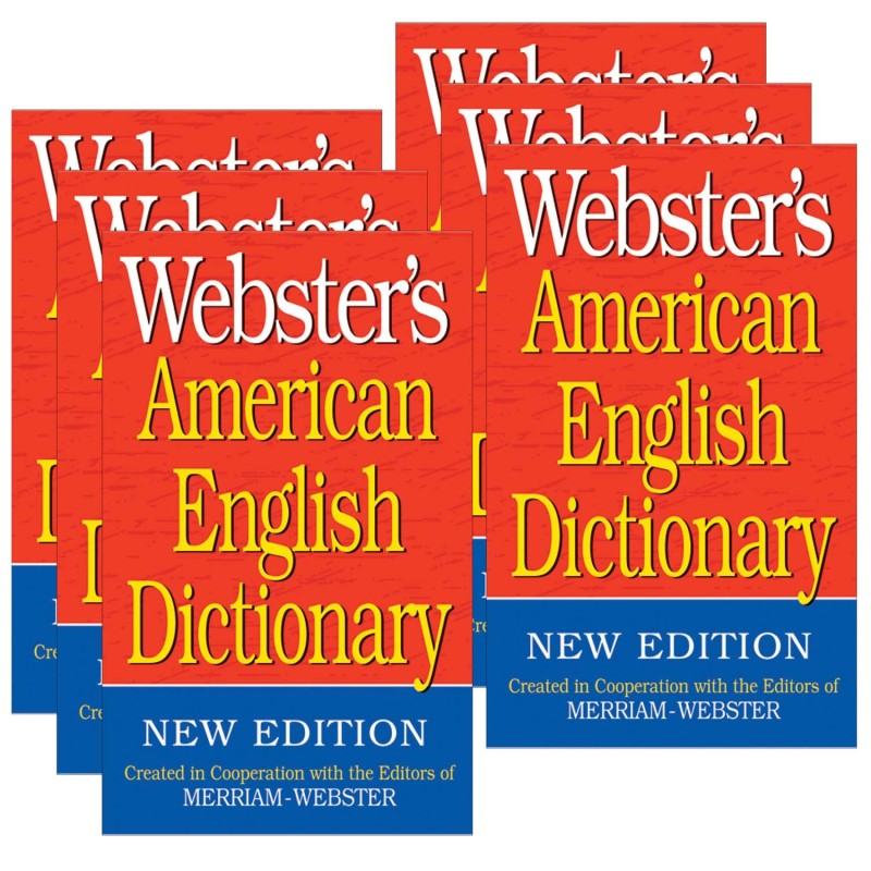 Webster%27s+American+English+Dictionary%2C+Pack+of+6