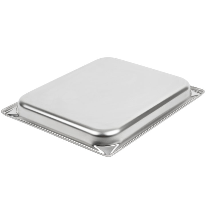 Half-size 1 ¼-inch-deep Super Pan V® stainless steel steam table pan