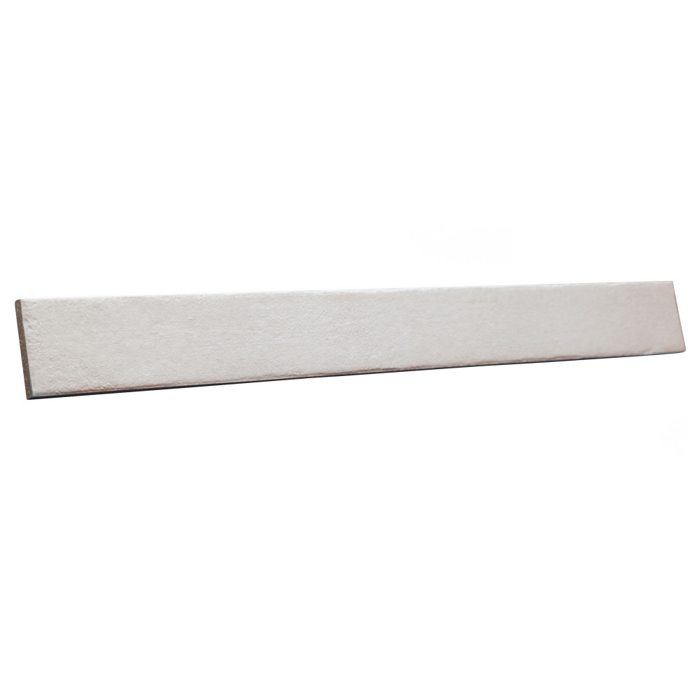 Tucson Total White 1-7/8 in. x 17-3/4 in. Porcelain Floor and Wall Tile