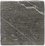 Gea Charcoal 5×5 Carved Decorative Tile Matte