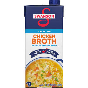 Swanson® Unsalted Chicken Broth, 32 oz Carton (12 Pack)