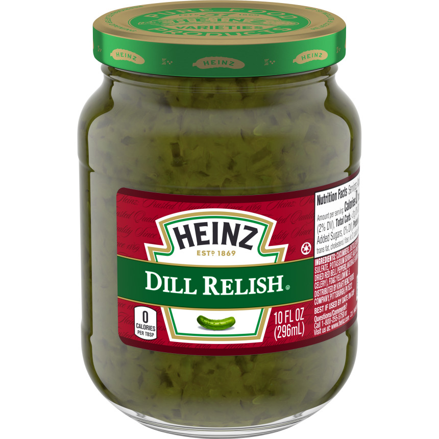 Heinz Dill Relish, 10 fl oz Jar image 