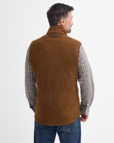 Langdale Fleece Gilet Rust Brown