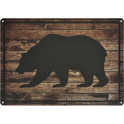 Black Bear Novelty Sign (10