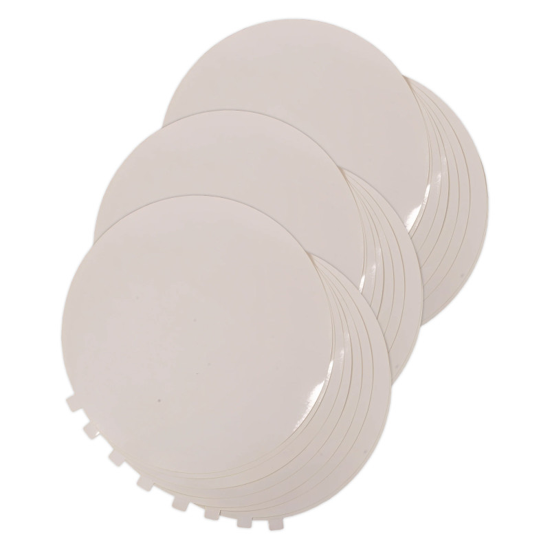 Round Adhesive Blank Replacement Sheets, 8 Per Pack, 3 Packs