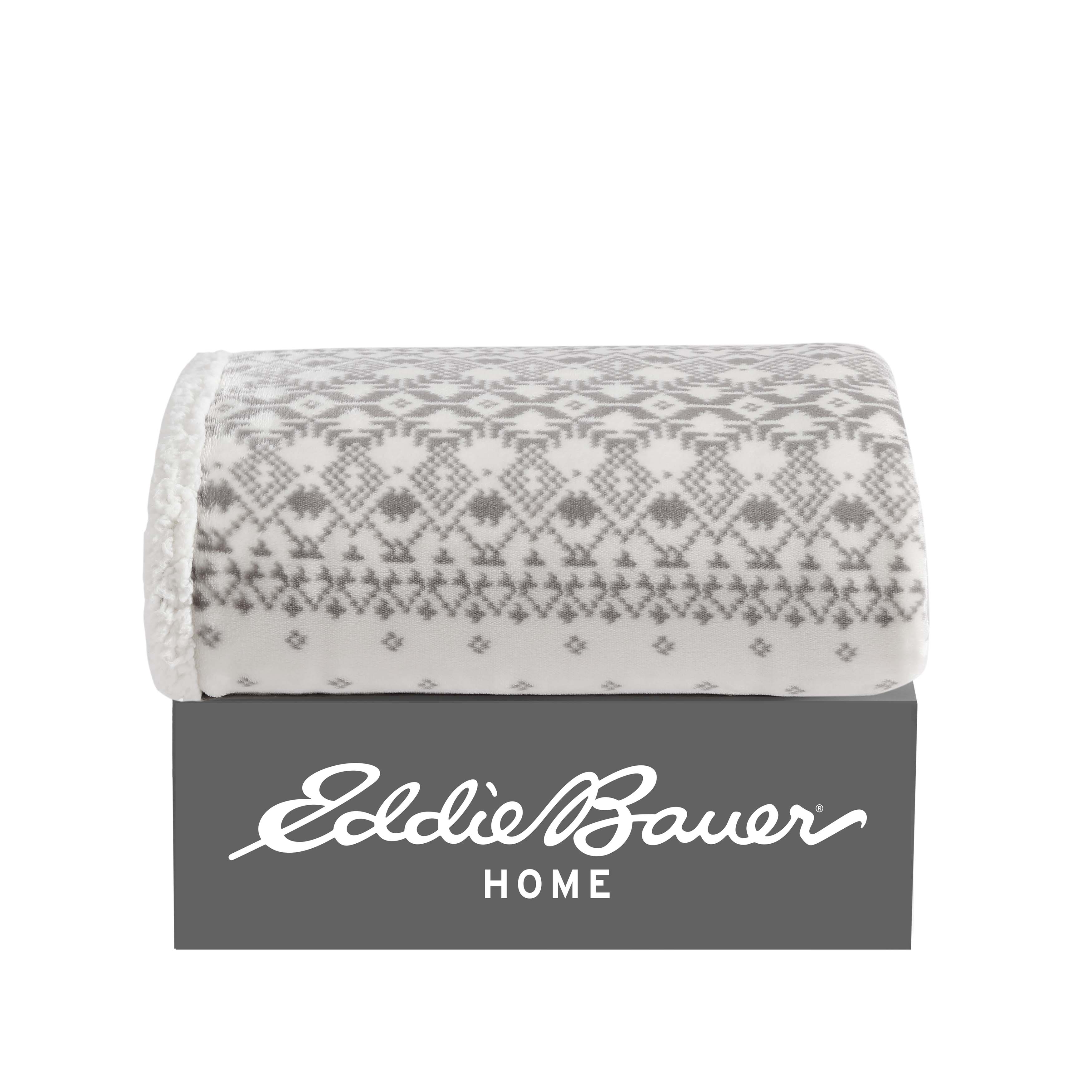 Eddie Bauer Plush-Fleece Throw Blanket